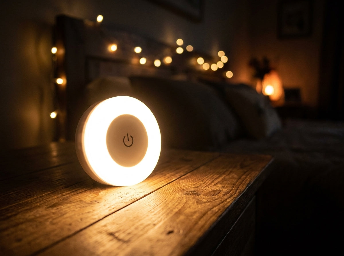 Lámpara Táctil LED Recargable con 3 Tonos de Luz