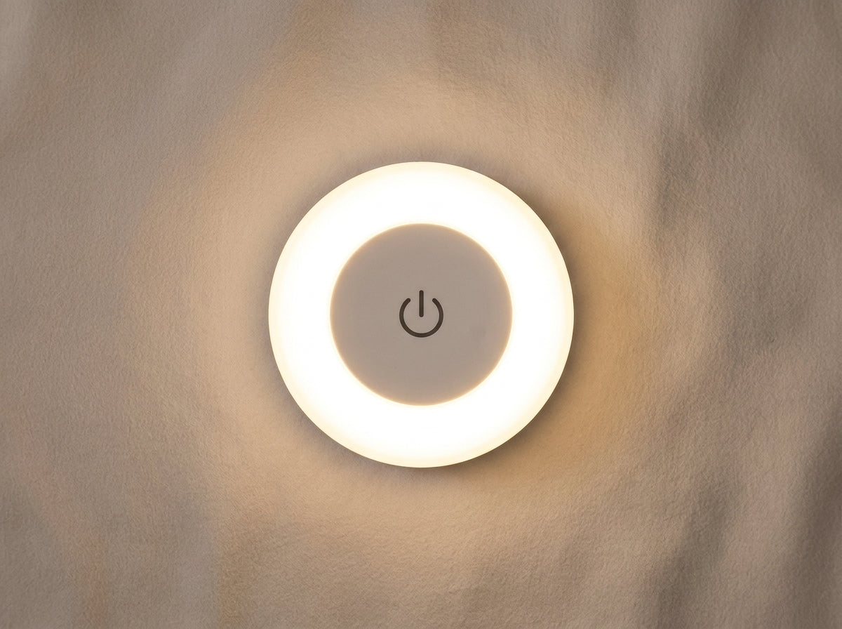 Lámpara Táctil LED Recargable con 3 Tonos de Luz