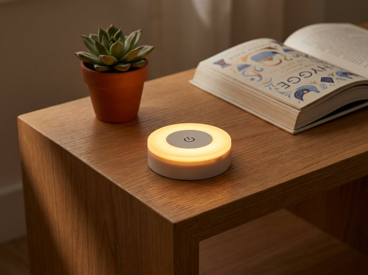Lámpara Táctil LED Recargable con 3 Tonos de Luz